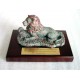 Lion & Lambs - Bronze (Scripture in Chinese)