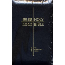 Holy Bible – CUV/NIV Trim Size Black Leather Zipper (Traditional Chinese Edition)